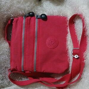 Kipling Women Pink Crossbody Bag EUC